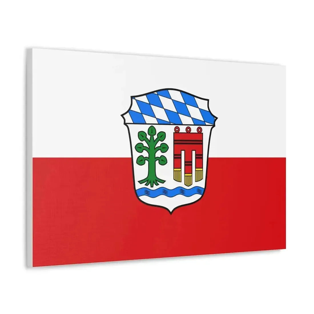 Flag of Lindau Germany - Canvas Wall Art - The Sticker Space