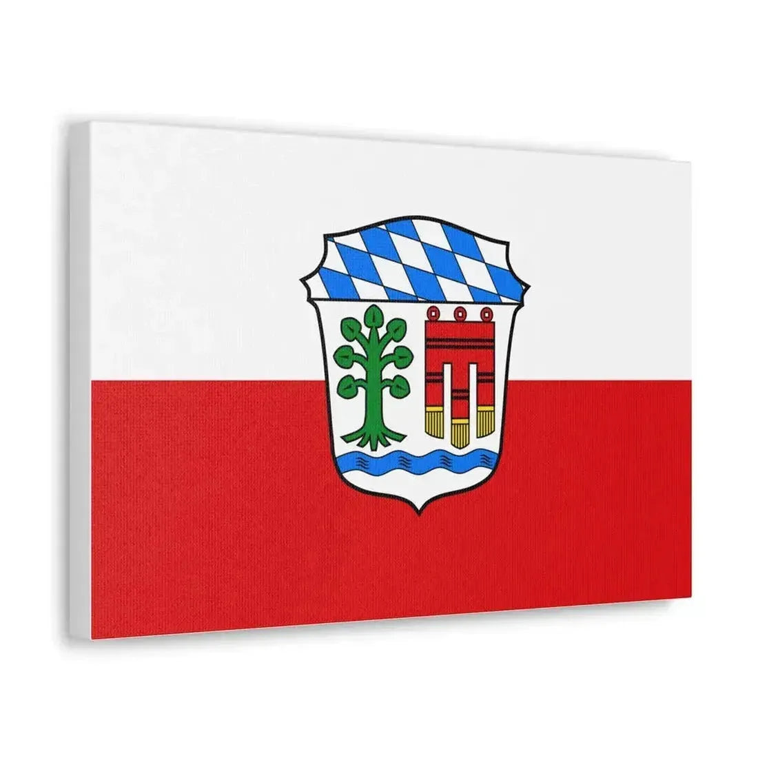 Flag of Lindau Germany - Canvas Wall Art - The Sticker Space