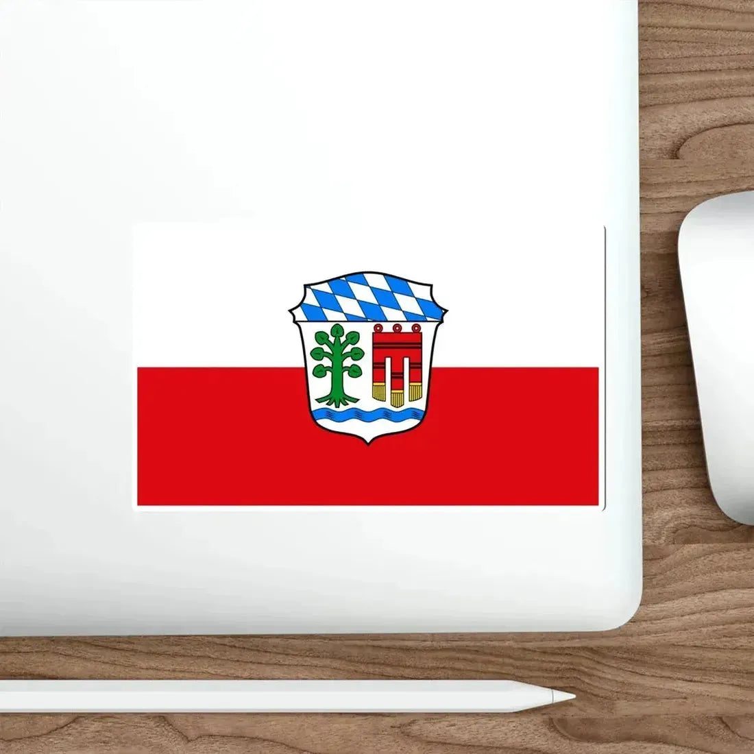 Flag of Lindau Germany STICKER Vinyl Die-Cut Decal - The Sticker Space