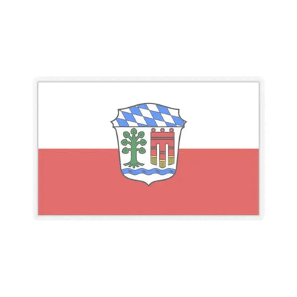 Flag of Lindau Germany - STICKER Vinyl Kiss-Cut Decal 2 Inch Transparent - The Sticker Space