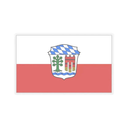 Flag of Lindau Germany - STICKER Vinyl Kiss-Cut Decal 6 Inch Transparent - The Sticker Space