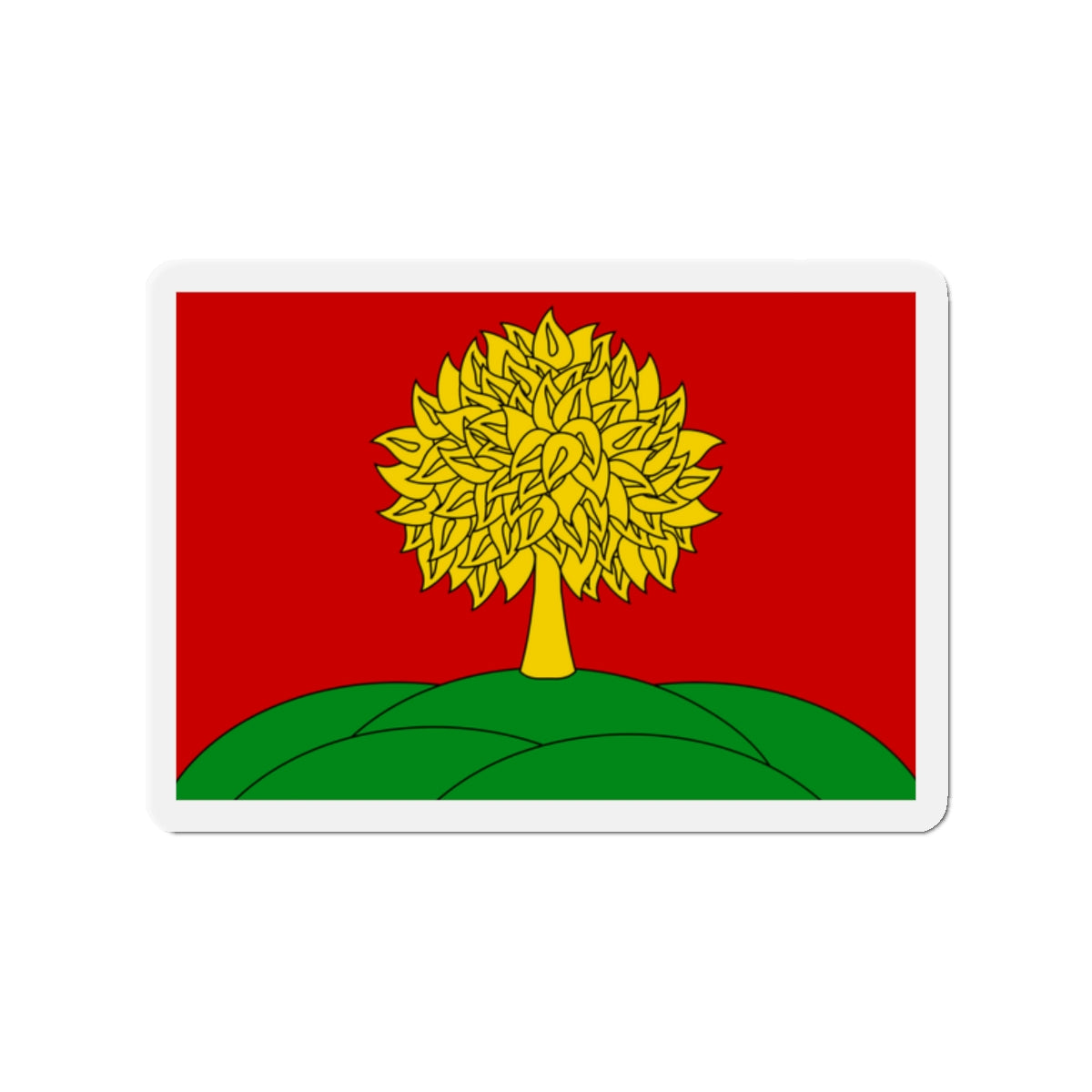 Flag of Lipetsk Oblast Russia - Die-Cut Magnet-2" x 2"-The Sticker Space