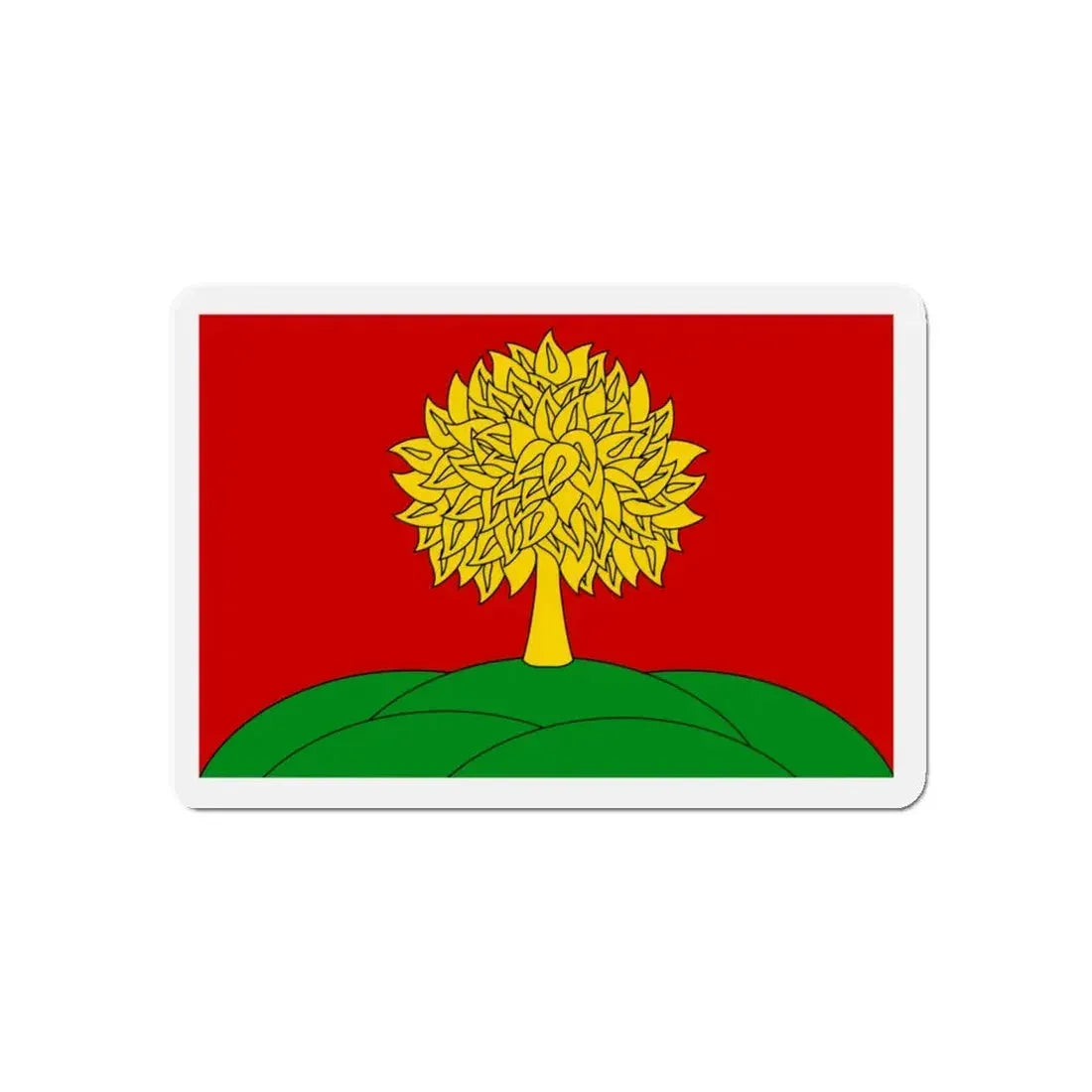 Flag of Lipetsk Oblast Russia - Refrigerator Magnet 5 Inch - The Sticker Space