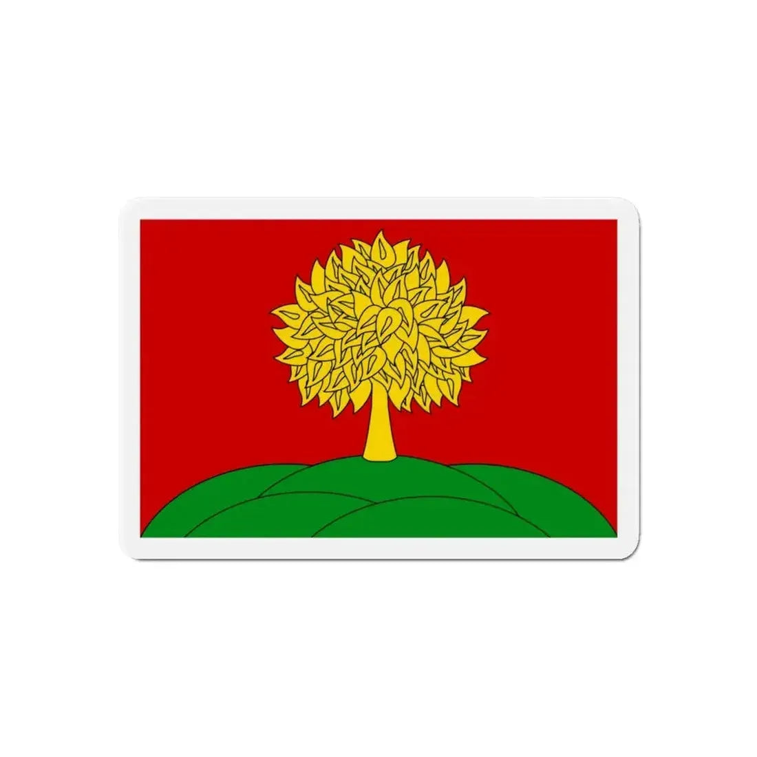 Flag of Lipetsk Oblast Russia - Refrigerator Magnet - The Sticker Space