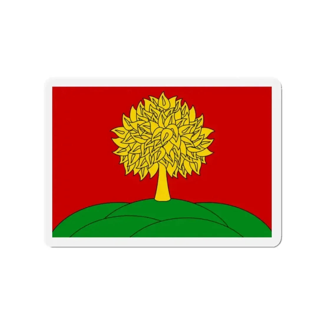 Flag of Lipetsk Oblast Russia - Refrigerator Magnet - The Sticker Space
