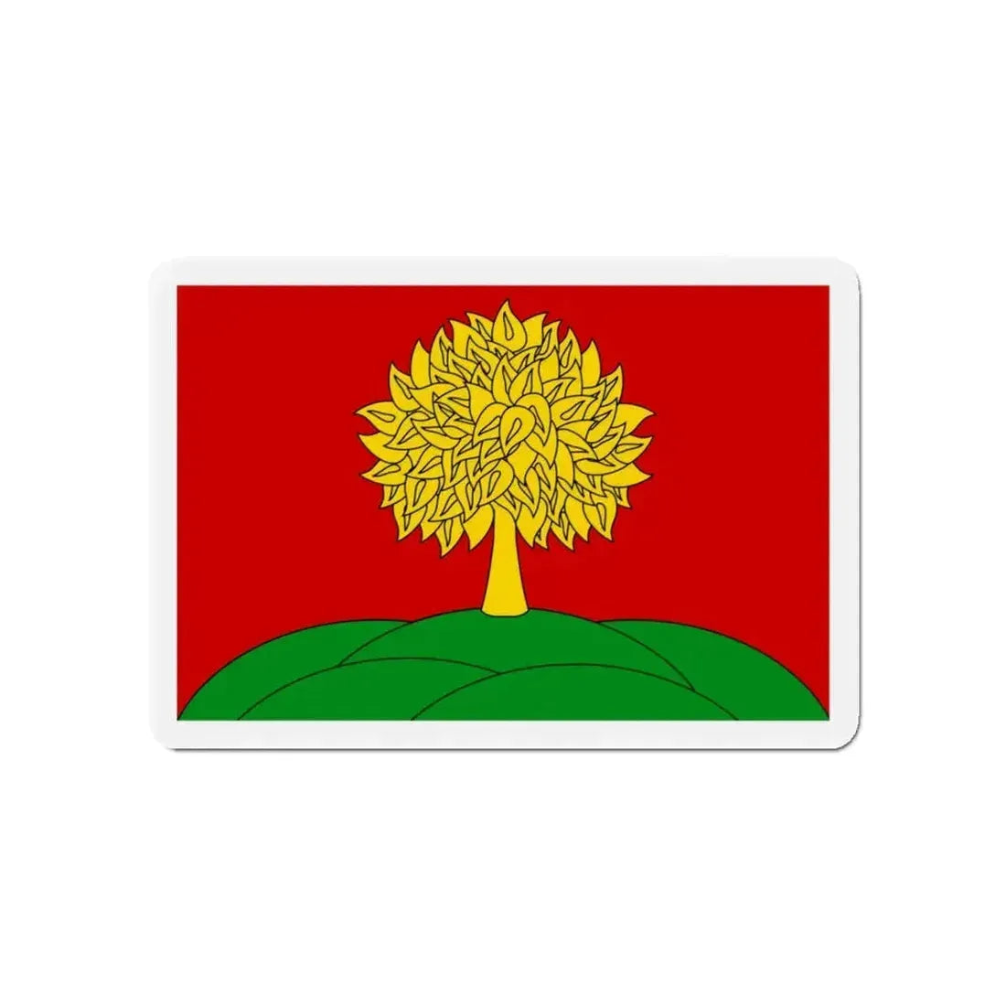 Flag of Lipetsk Oblast Russia - Refrigerator Magnet - The Sticker Space