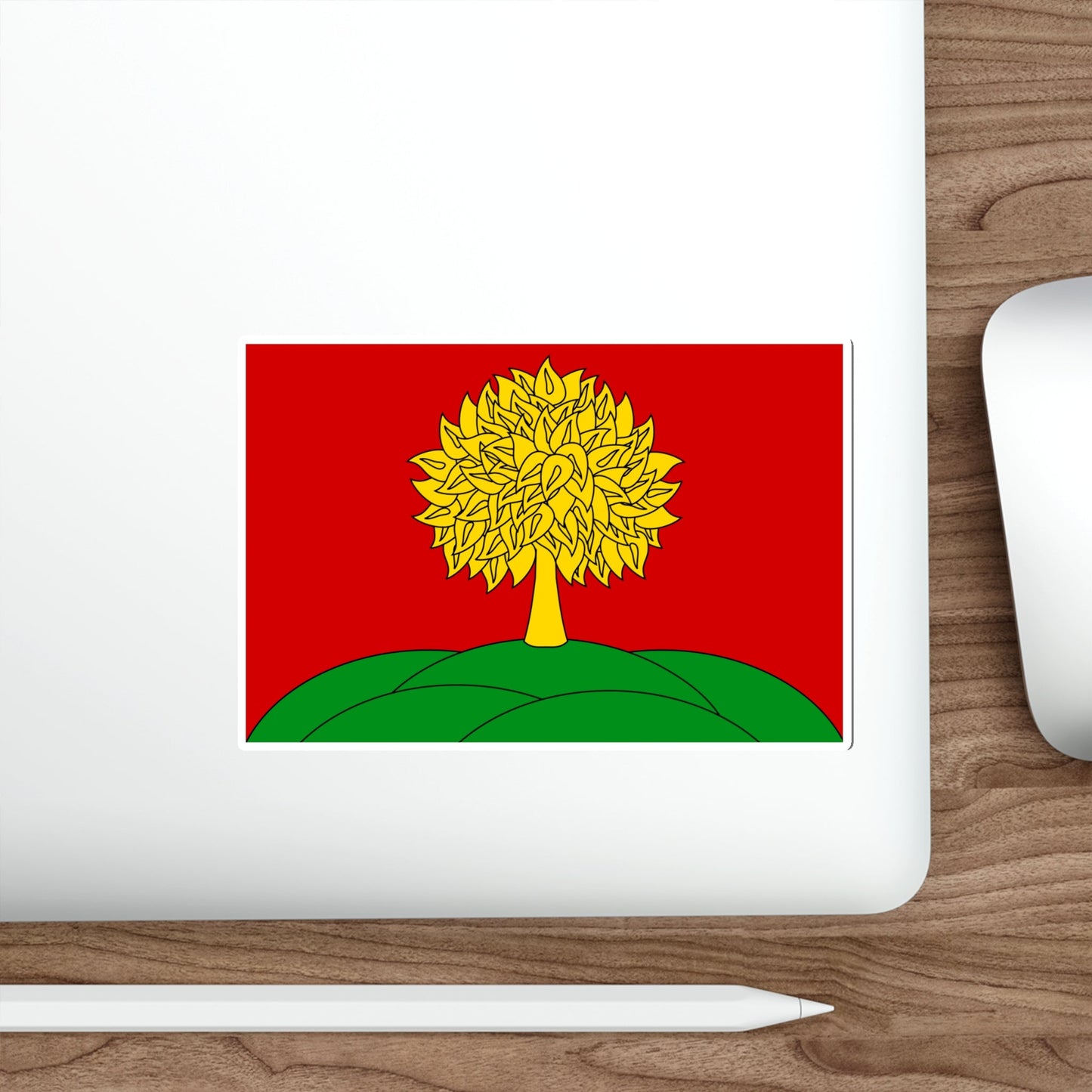 Flag of Lipetsk Oblast Russia STICKER Vinyl Die-Cut Decal-The Sticker Space