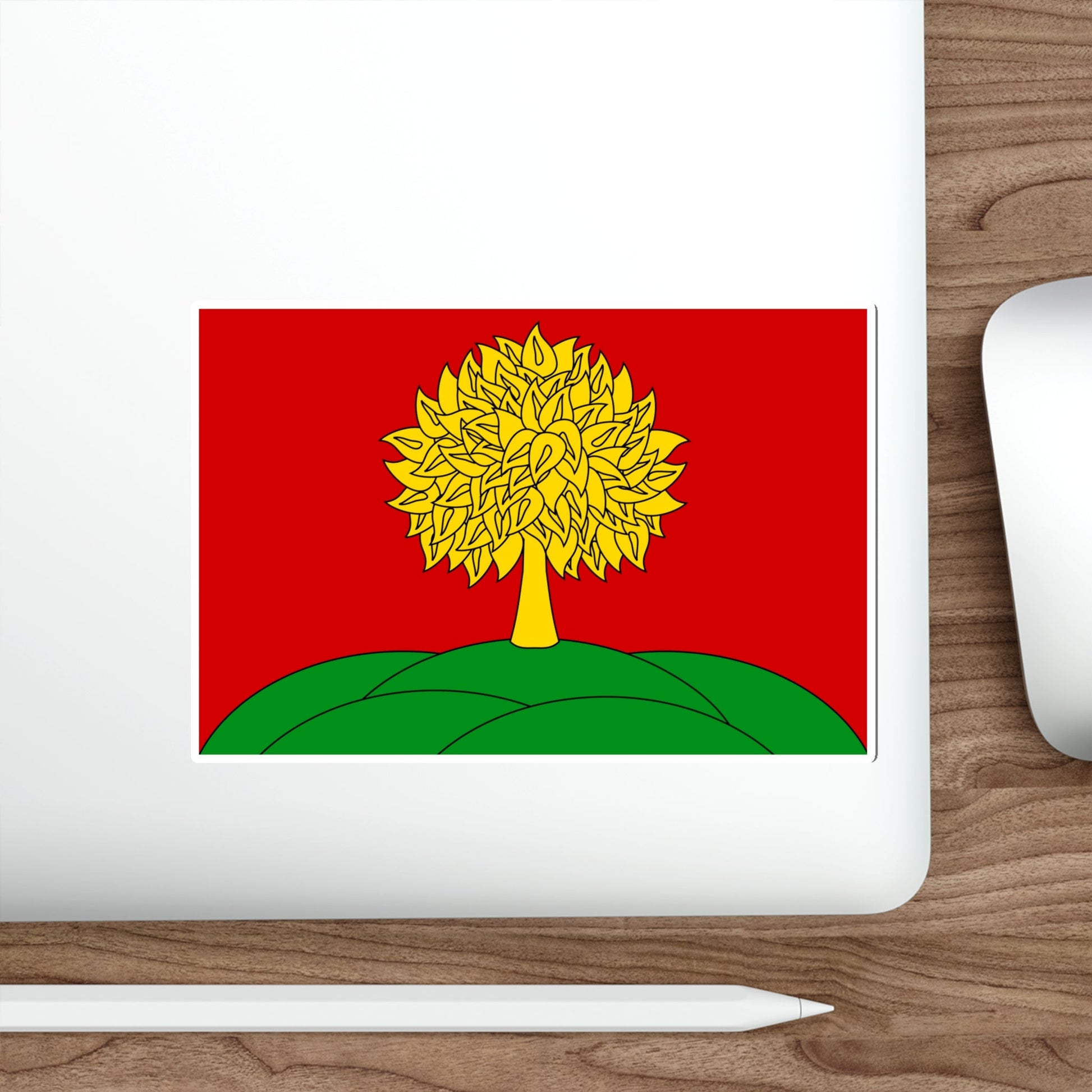 Flag of Lipetsk Oblast Russia STICKER Vinyl Die-Cut Decal-The Sticker Space