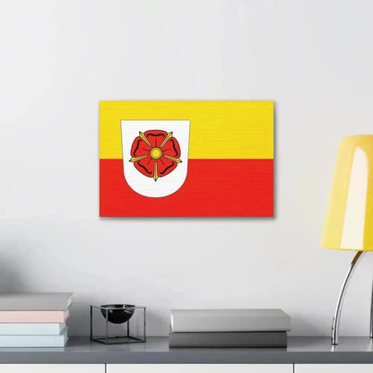 Flag of Lippe Germany - Canvas Wall Art - The Sticker Space