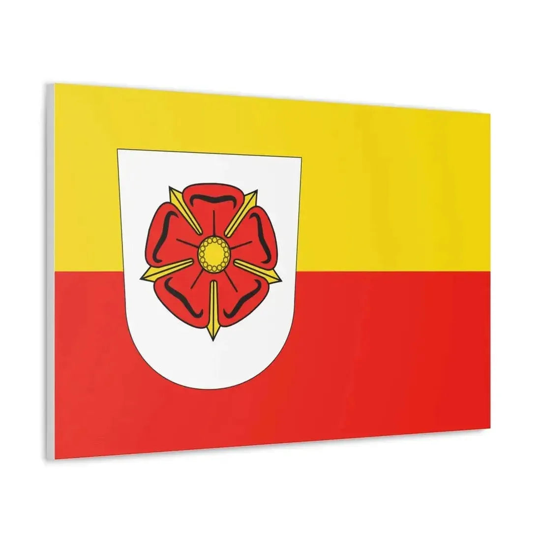 Flag of Lippe Germany - Canvas Wall Art - The Sticker Space