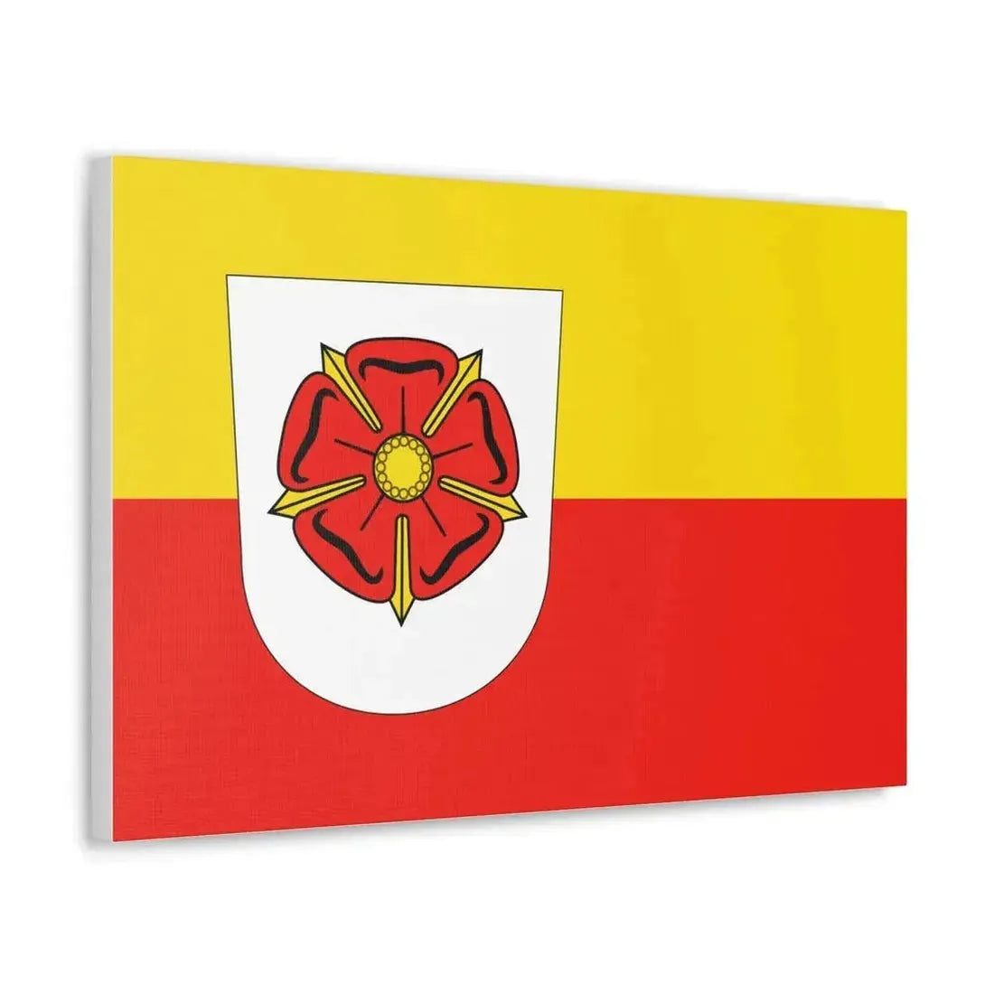 Flag of Lippe Germany - Canvas Wall Art - The Sticker Space