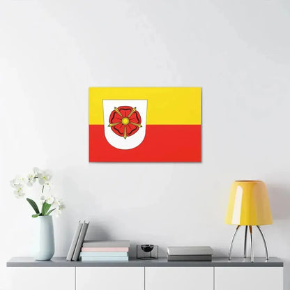 Flag of Lippe Germany - Canvas Wall Art - The Sticker Space