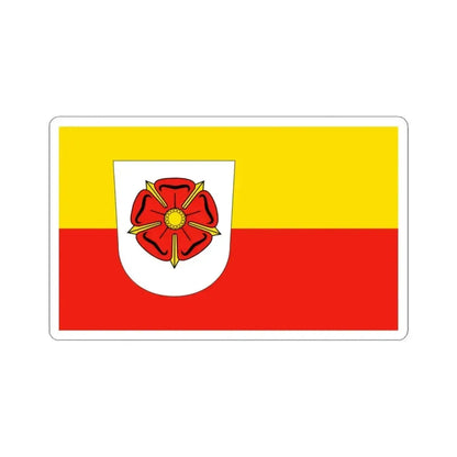 Flag of Lippe Germany - STICKER Vinyl Kiss-Cut Decal 3 Inch White - The Sticker Space
