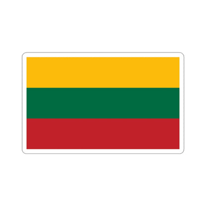 Flag of Lithuania STICKER Vinyl Die-Cut Decal-2 Inch-The Sticker Space