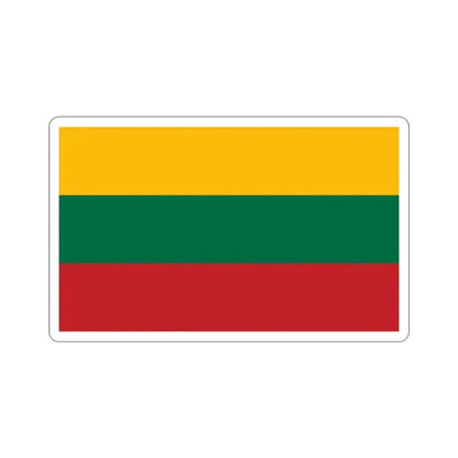 Flag of Lithuania STICKER Vinyl Die-Cut Decal 2 Inch - The Sticker Space