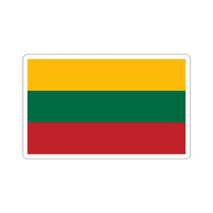 Flag of Lithuania STICKER Vinyl Die-Cut Decal-2 Inch-The Sticker Space