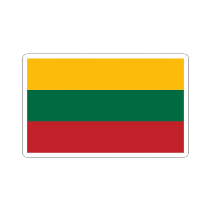 Flag of Lithuania STICKER Vinyl Die-Cut Decal-3 Inch-The Sticker Space