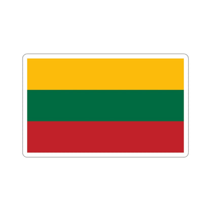 Flag of Lithuania STICKER Vinyl Die-Cut Decal-5 Inch-The Sticker Space