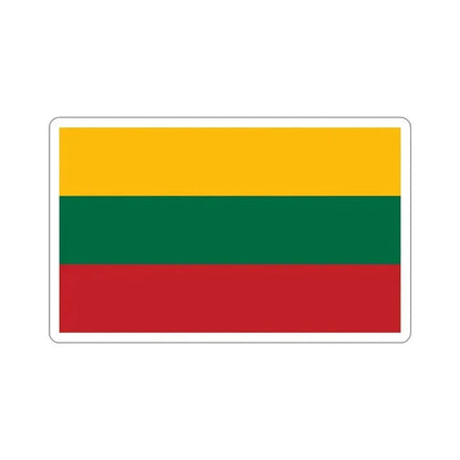 Flag of Lithuania STICKER Vinyl Die-Cut Decal 6 Inch - The Sticker Space