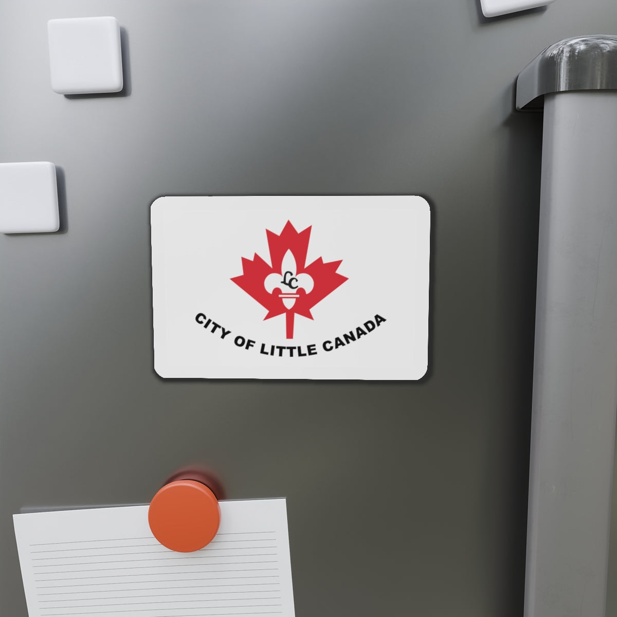 Flag of Little Canada Minnesota - Die-Cut Magnet-The Sticker Space