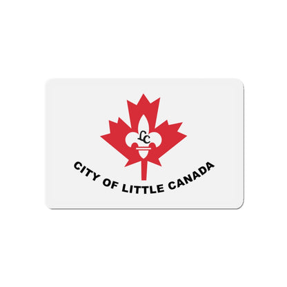 Flag of Little Canada Minnesota - Die-Cut Magnet-5" x 5"-The Sticker Space