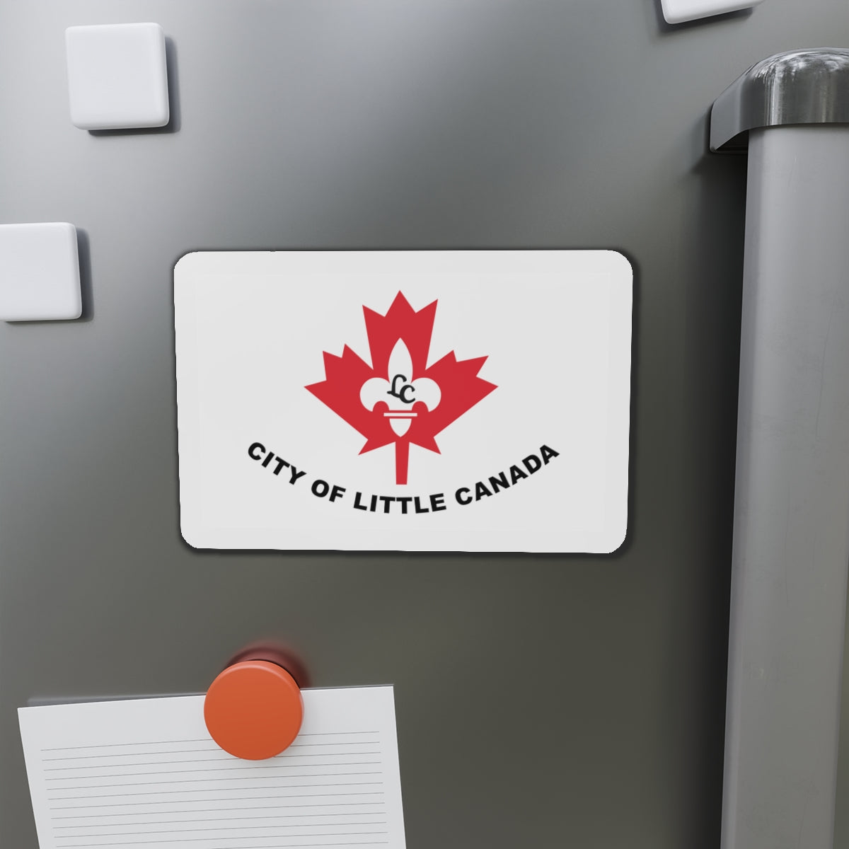 Flag of Little Canada Minnesota - Die-Cut Magnet-The Sticker Space