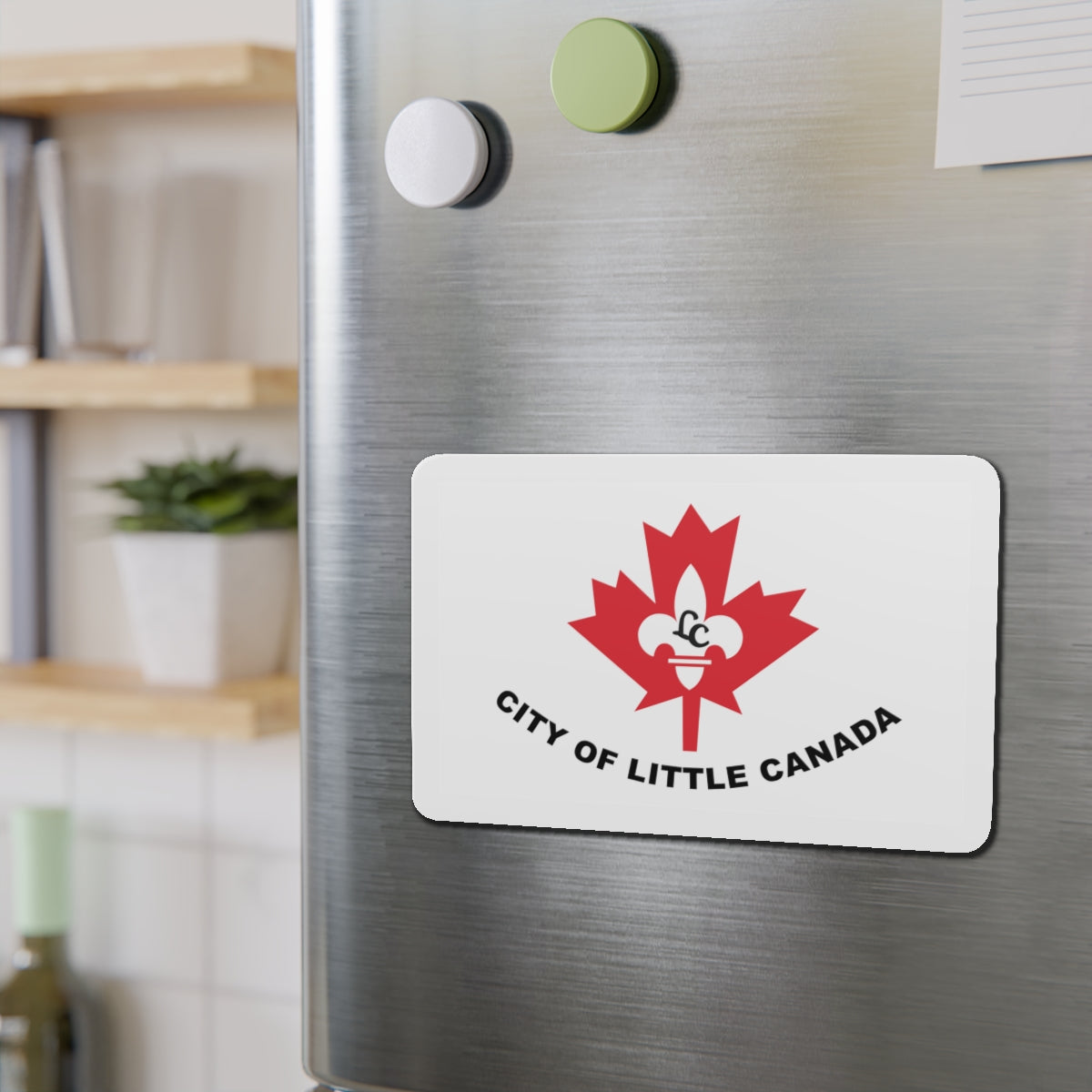 Flag of Little Canada Minnesota - Die-Cut Magnet-The Sticker Space