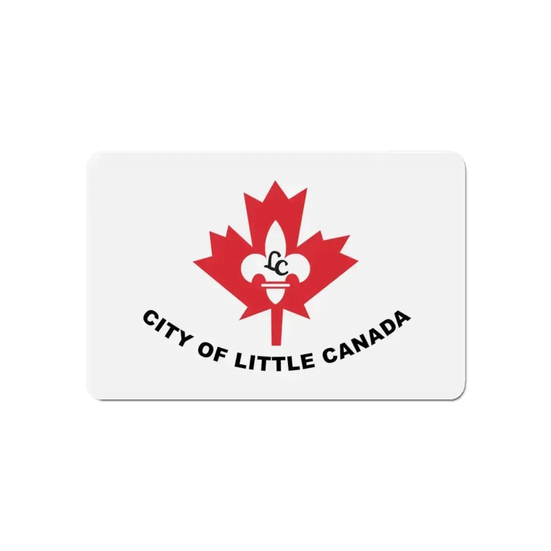 Flag of Little Canada Minnesota - Refrigerator Magnet 6 Inch - The Sticker Space