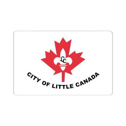 Flag of Little Canada Minnesota (United States) STICKER Vinyl Kiss-Cut Decal 2 Inch White - The Sticker Space