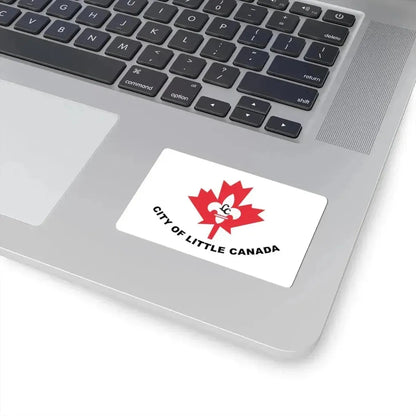 Flag of Little Canada Minnesota (United States) STICKER Vinyl Kiss-Cut Decal - The Sticker Space