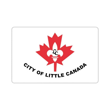 Flag of Little Canada Minnesota USA STICKER Vinyl Die-Cut Decal 2 Inch - The Sticker Space