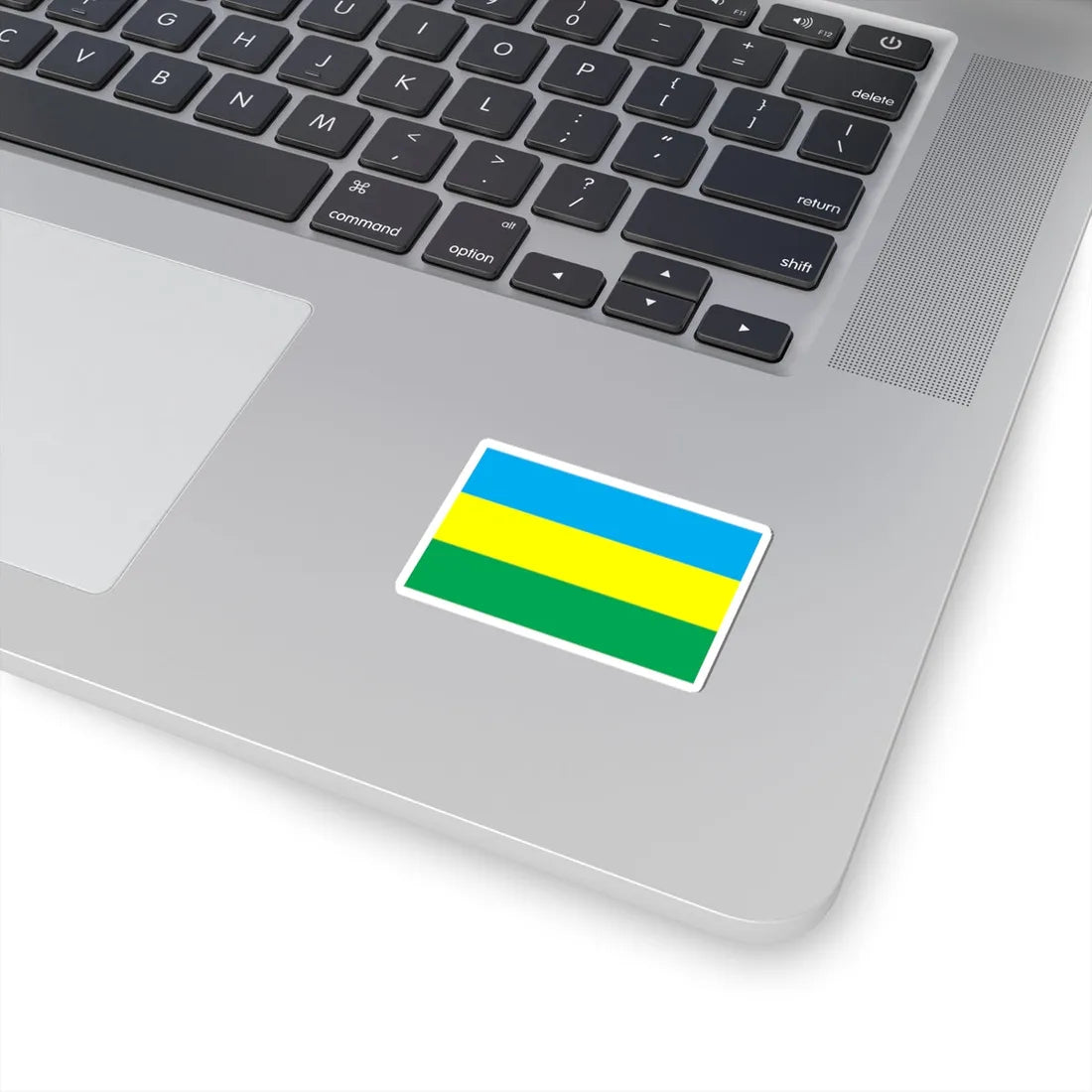 Flag of Liubeshiv raion (Ukraine) STICKER Vinyl Kiss-Cut Decal - The Sticker Space