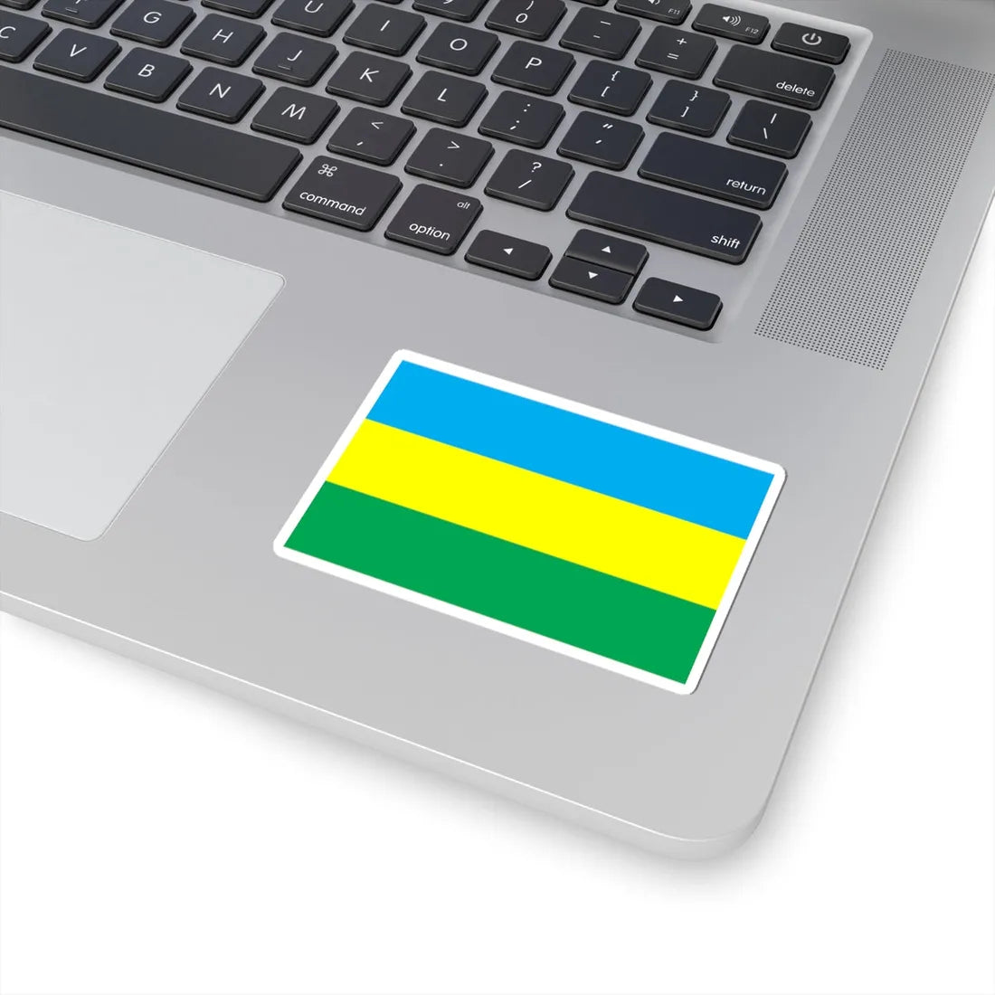 Flag of Liubeshiv raion (Ukraine) STICKER Vinyl Kiss-Cut Decal - The Sticker Space