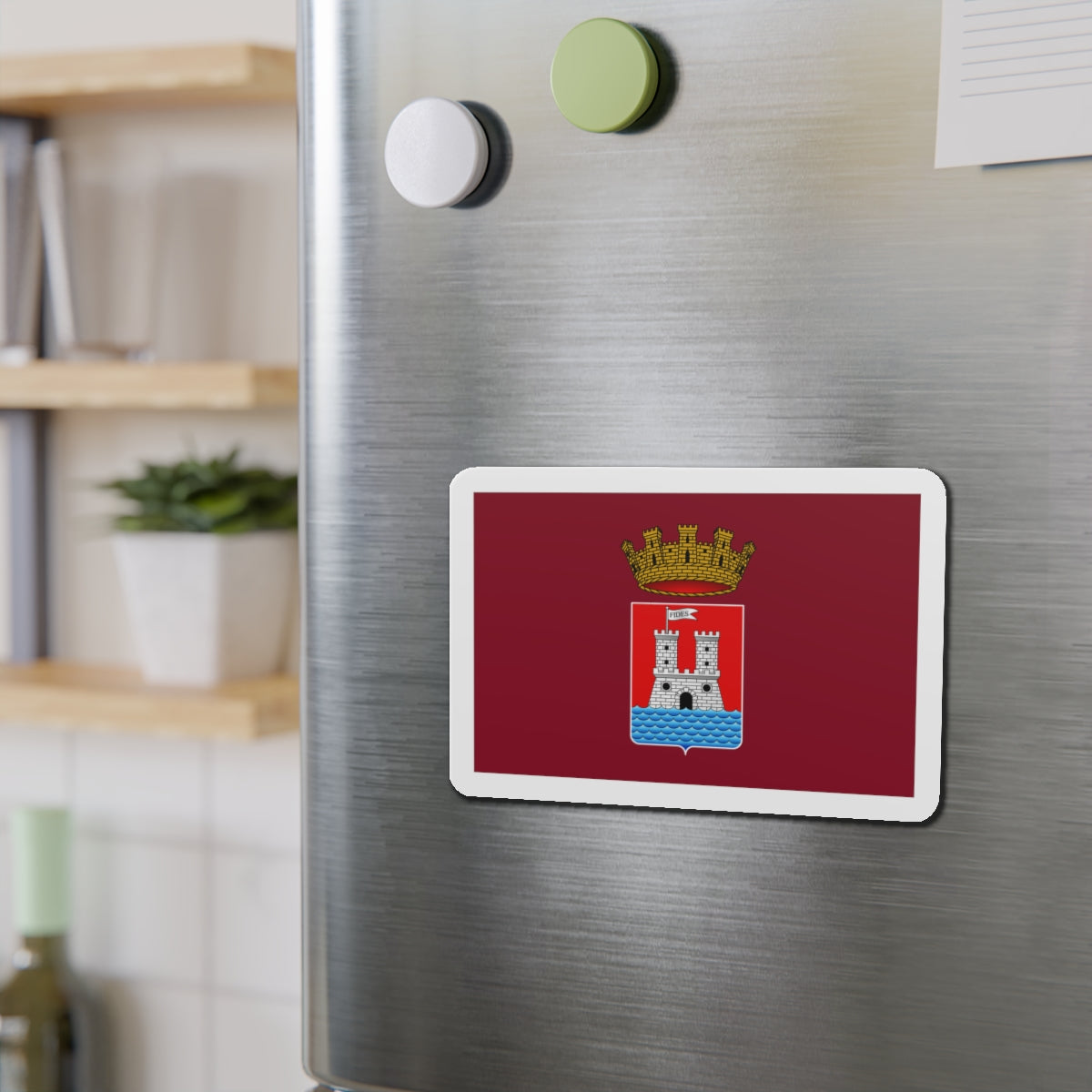 Flag of Livorno Italy - Die-Cut Magnet-The Sticker Space