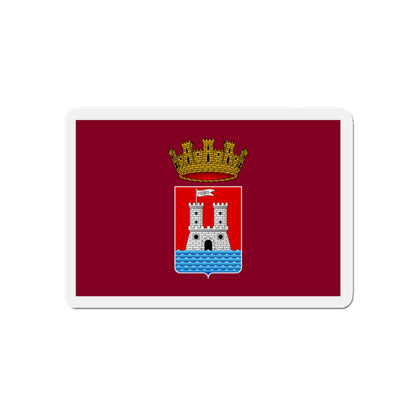 Flag of Livorno Italy - Die-Cut Magnet-5" x 5"-The Sticker Space