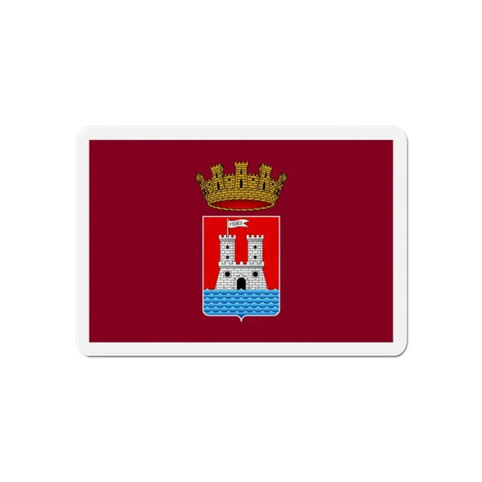 Flag of Livorno Italy - Refrigerator Magnet 6 Inch - The Sticker Space