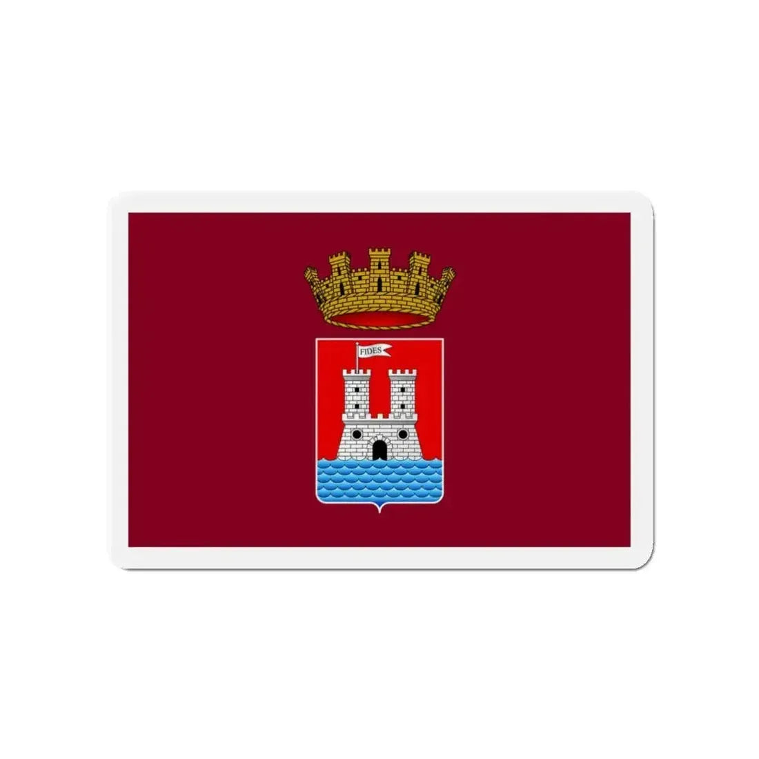 Flag of Livorno Italy - Refrigerator Magnet - The Sticker Space