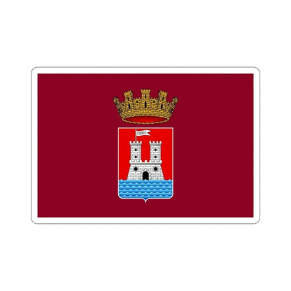 Flag of Livorno Italy STICKER Vinyl Die-Cut Decal 6 Inch - The Sticker Space