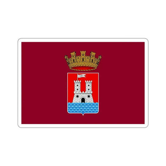 Flag of Livorno Italy STICKER Vinyl Die-Cut Decal 6 Inch - The Sticker Space