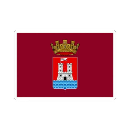 Flag of Livorno Italy - STICKER Vinyl Kiss-Cut Decal 2 Inch White - The Sticker Space