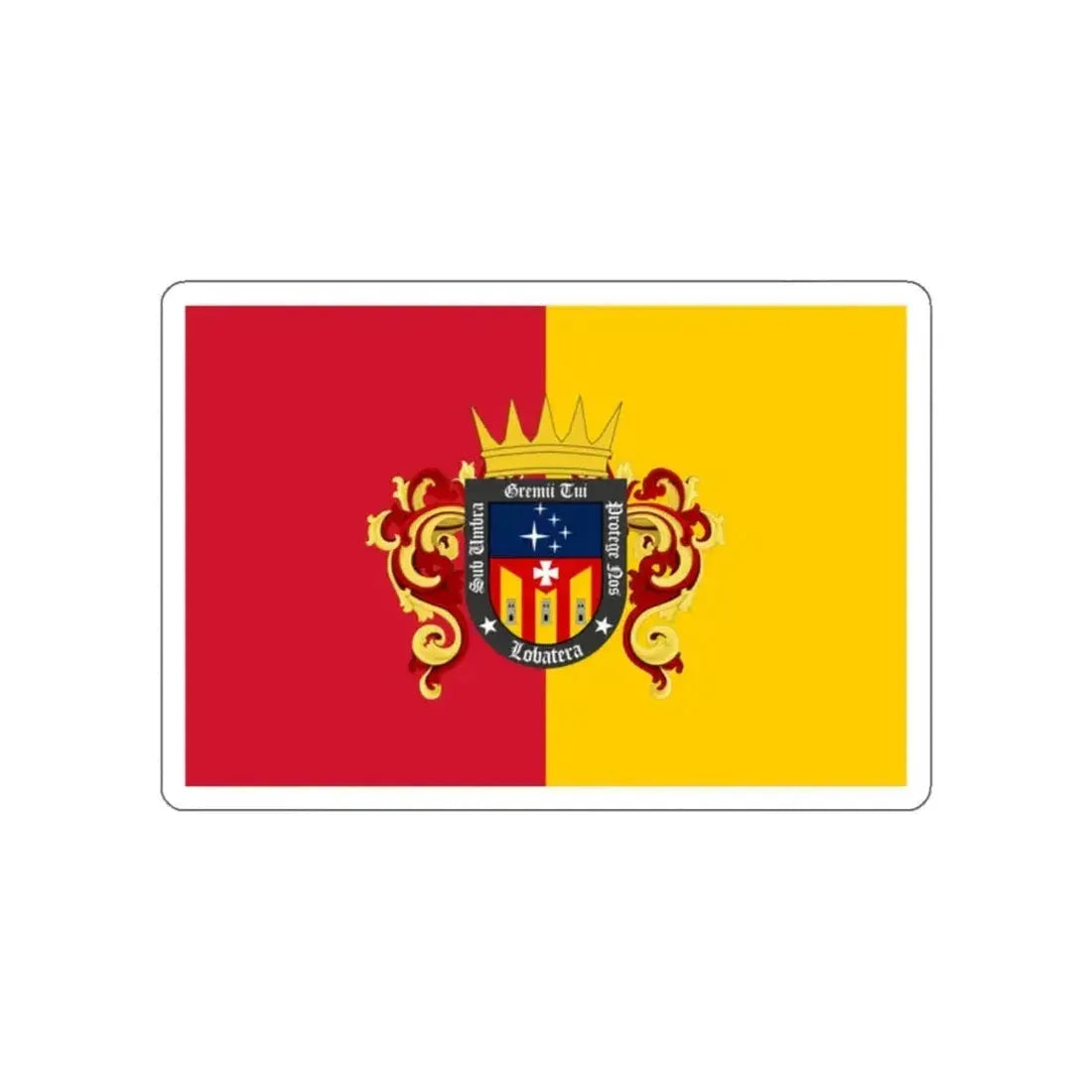 Flag of Lobatera Venezuela STICKER Vinyl Die-Cut Decal - The Sticker Space