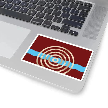 Flag of Lockport Illinois (United States) STICKER Vinyl Kiss-Cut Decal - The Sticker Space