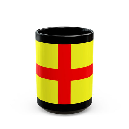 Flag of Lodi Italy - Black Coffee Mug-15oz-The Sticker Space