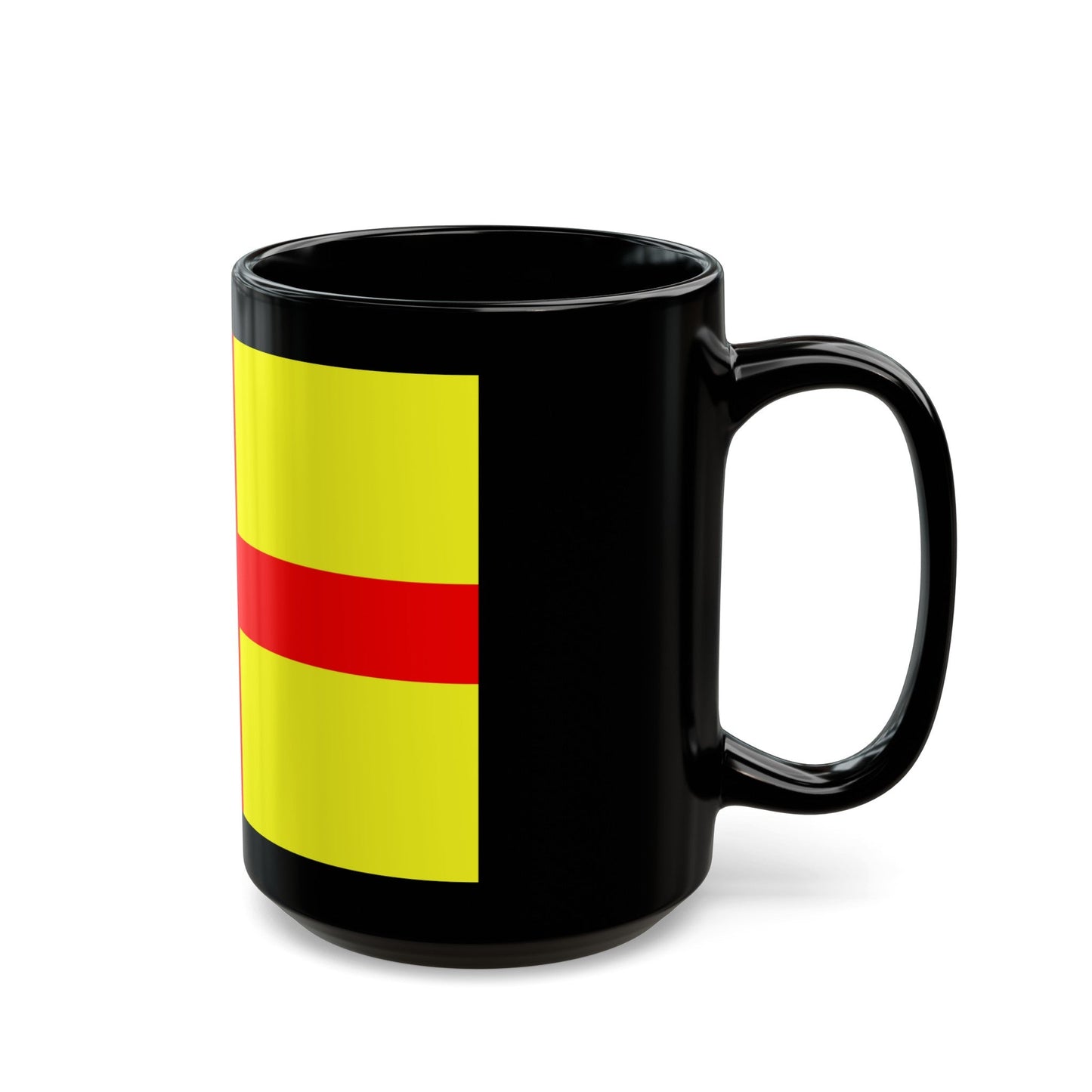 Flag of Lodi Italy - Black Coffee Mug-The Sticker Space