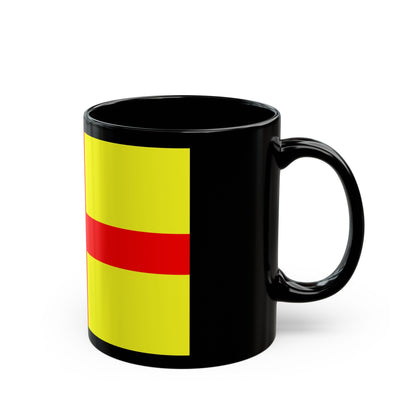 Flag of Lodi Italy - Black Coffee Mug-The Sticker Space