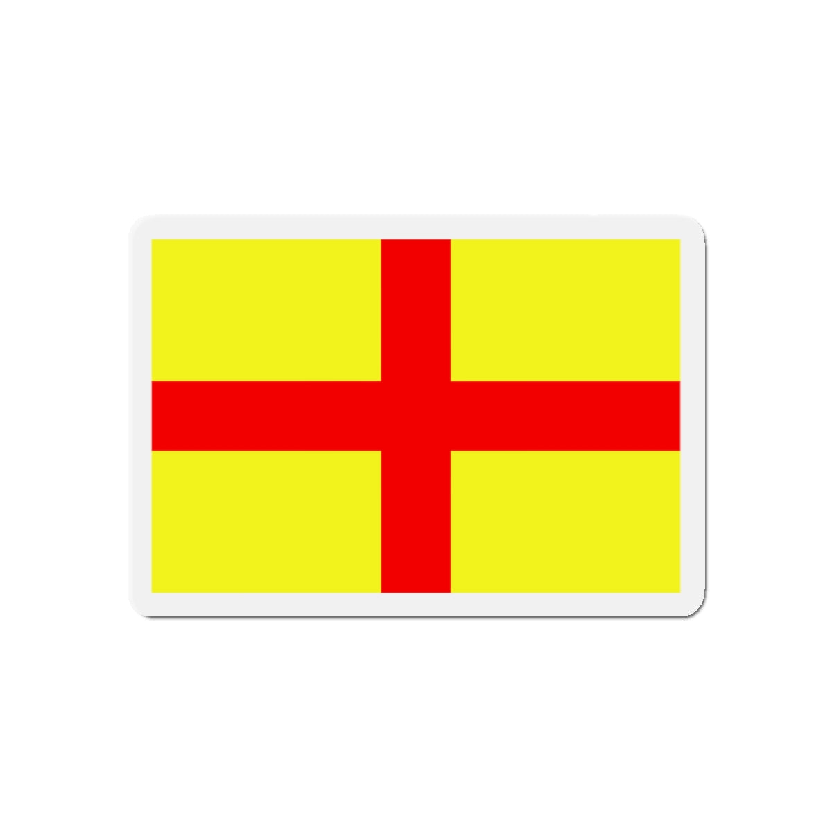 Flag of Lodi Italy - Die-Cut Magnet-5" x 5"-The Sticker Space