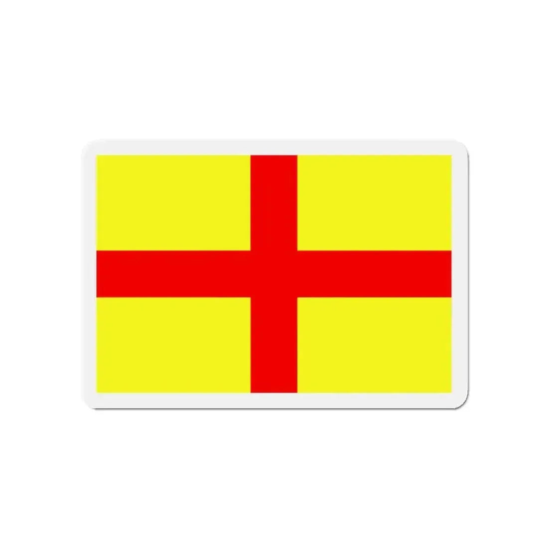 Flag of Lodi Italy - Refrigerator Magnet 4 Inch - The Sticker Space