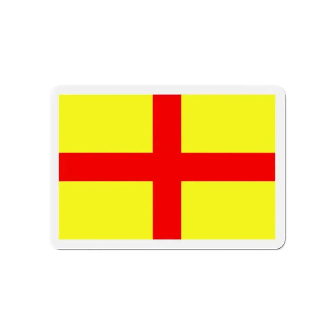 Flag of Lodi Italy - Refrigerator Magnet - The Sticker Space