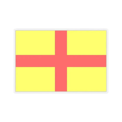 Flag of Lodi Italy - STICKER Vinyl Kiss-Cut Decal 2 Inch Transparent - The Sticker Space