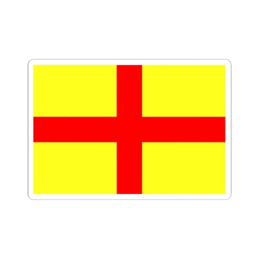 Flag of Lodi Italy - STICKER Vinyl Kiss-Cut Decal 2 Inch White - The Sticker Space